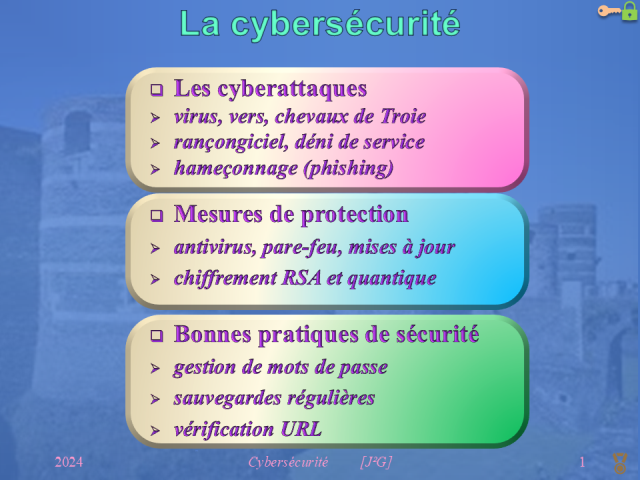 Agenda de la conférence n°11 avec 3 sections distinctes.
