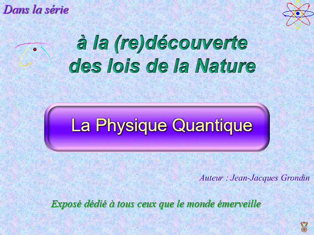 Présentation de la conférence n°2 du cycle "à la (re)découverte des lois de la nature"
