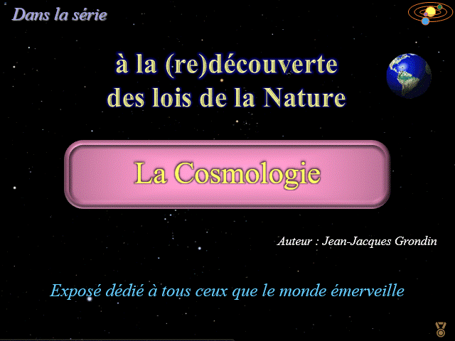Présentation de la conférence n°3 du cycle "à la (re)découverte des lois de la nature"