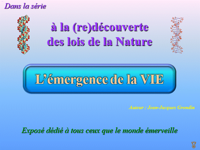 Présentation de la conférence n°4 du cycle "à la (re)découverte des lois de la nature"