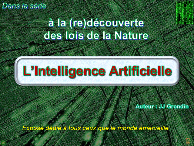 Présentation de la conférence n°9 du cycle "à la (re)découverte des lois de la nature"